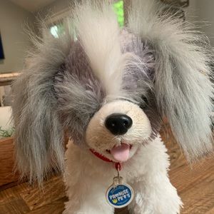 Build A Bear Promise Pet Gray White Dog Puppy